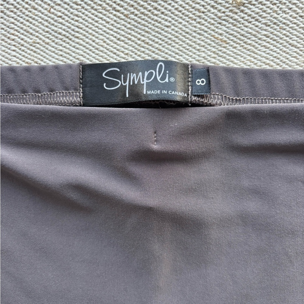Sympli Charcoal Skirt